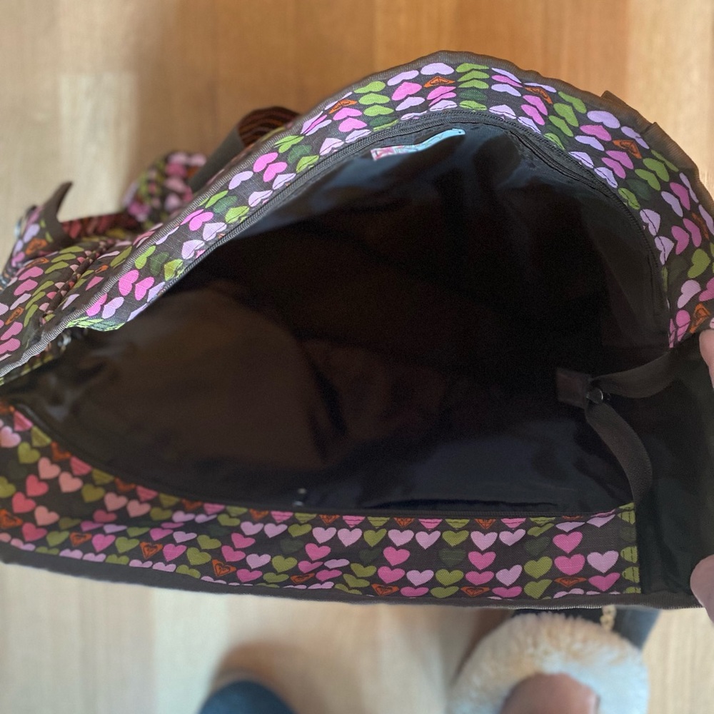 Roxy Tote nylon zipped carryall. NWOT - Picture 5 of 7